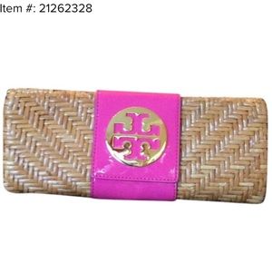 Tory Burch Rattan Clutch